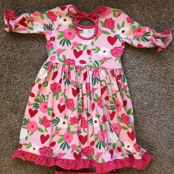 Eleanor Rose Dress And Bennys Set Size 8/10 - Picture 2 of 6